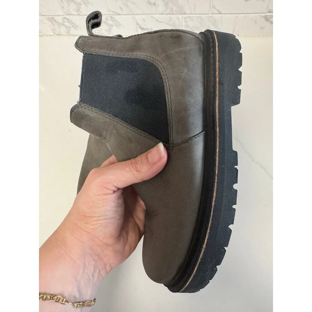 Birkenstock Stalon Nubuck Leather Chelsea boots